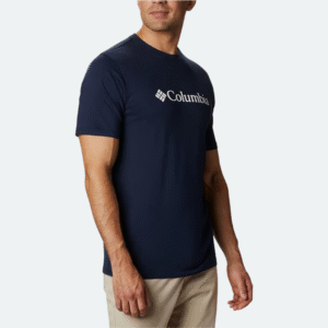 Polo Columbia Manga Corta Azul para Hombre