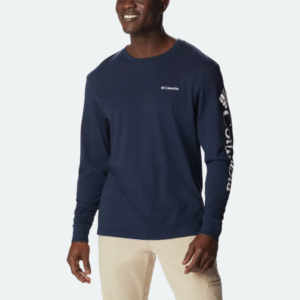 Polo Columbia Azul para Hombre